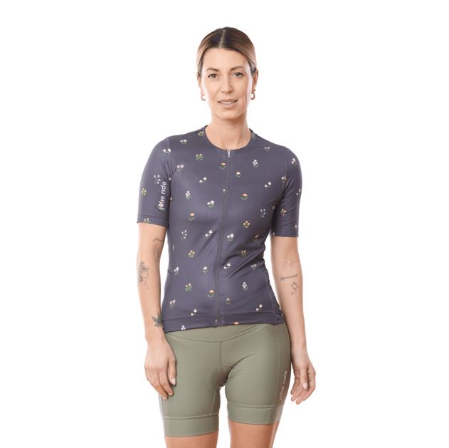 Jolie Ride Maillot Manches Courtes Col Bas